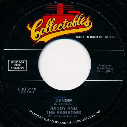 Randy & The Rainbows / The Four Pennies - Denise / My Block