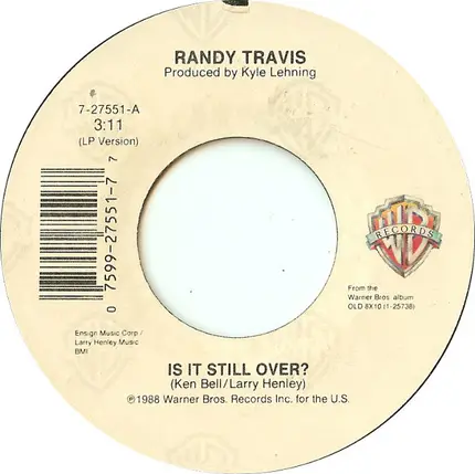 Randy Travis - Is It Still Over?