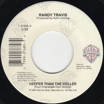 Randy Travis - Deeper Than The Holler