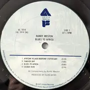 LP - Randy Weston - Blues To Africa