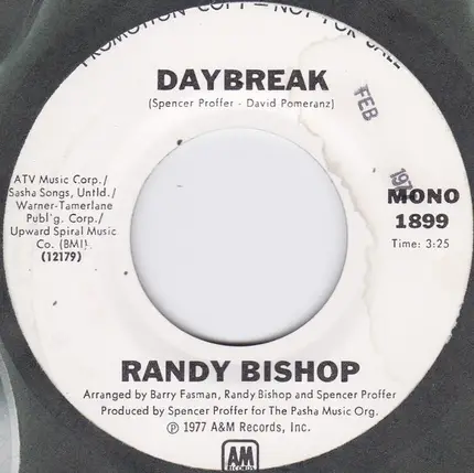 Randy Bishop - Daybreak