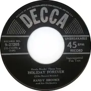 7inch Vinyl Single - Randy Brooks And His Orchestra - Holiday Forever / More Than You Know