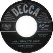 7inch Vinyl Single - Randy Brooks And His Orchestra - Holiday Forever / More Than You Know