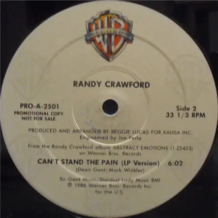 Randy Crawford - Can't Stand The Pain