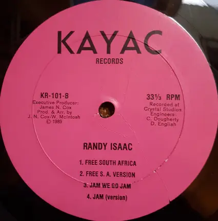 Randy Isaac - Better Carnival / Free South Africa / Jam We Go Jam