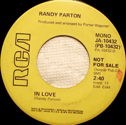 Randy Parton - Losing Everything