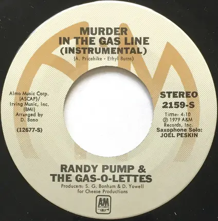 Randy Pump & The Gas-O-Lettes - Murder In The Gas Line