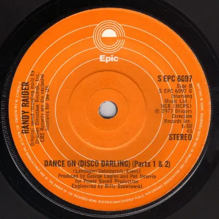 Randy Raider - Dance On (Disco Darling)