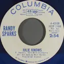 7inch Vinyl Single - Randy Sparks - Julie Knows - Blue Transparent