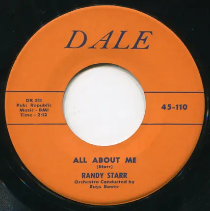 Randy Starr - All About Me / The Golden Key