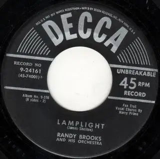 Randy Brooks And His Orchestra - Lamplight/Tenderly