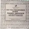 LP - Randy Brooks & His Orchestra - Do You Remember When Randy Brooks & His Orchestra played Holiday Forever
