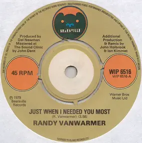 Randy VanWarmer - Just When I Needed You Most