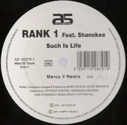 Rank 1 - Such Is Life