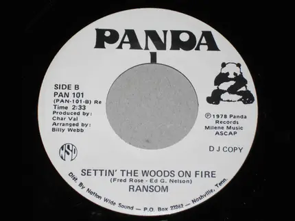 Ransom - I Can Live Again / Settin` The Woods On Fire