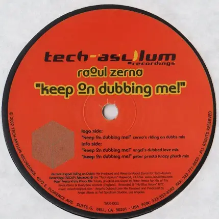 Raoul Zerna - Keep On Dubbing Me!