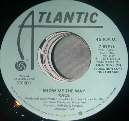 Race - Show Me The Way