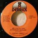 7inch Vinyl Single - Rachel Sweet - We Live In Two Different Worlds / Paper Airplane