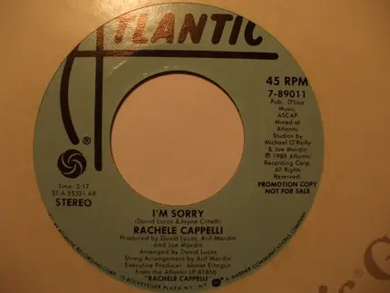 Rachele Cappelli - I'm Sorry