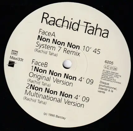 Rachid Taha - Non Non Non