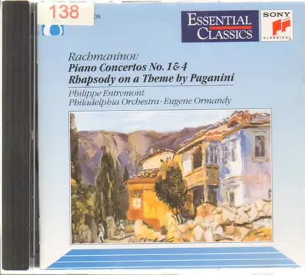 Rachmaninoff - Piano Concertos 1 & 4 / Rhapsody On A Theme By Paganini