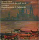 LP - Rachmaninow, Prokofjew / Nikolai Petrow - Klavierkonzert Nr. 4 g-moll op. 40 / Klavierkonzert Nr. 3 c-dur op. 26
