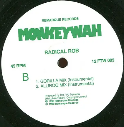 Radical Rob - Monkey Wah