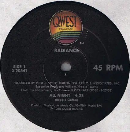 Radiance - All Night
