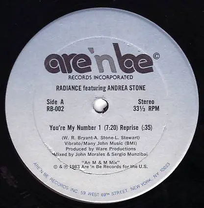 Radiänce featuring Andrea Stone - You're My Number 1