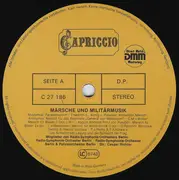 LP - Radio-Symphonie-Orchester Berlin , Polizeiorchester Berlin , Caspar Richter - Marches And Military Music