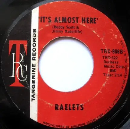Raelets - I Want To Thank You