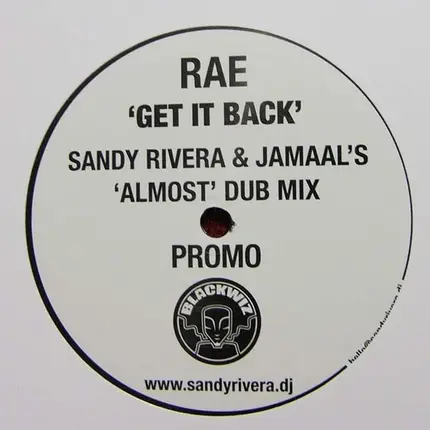 RAE / Sandy Rivera - Get It Back / Balance
