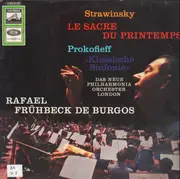 LP - Strawinsky / Prokofieff / De Burgos - Le Sacre Du Printemps / Klassische Sinfonie - Stereo