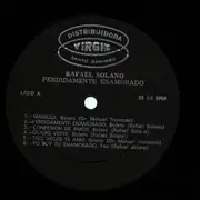 LP - Rafael Solano - Perdidamente Enamorado