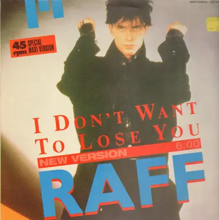 Raff - I Don't Want To Lose You (New Version)