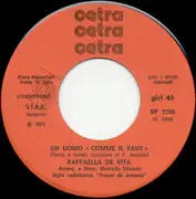 7inch Vinyl Single - Raffaella De Vita - Un Uomo 'Comme Il Faut'