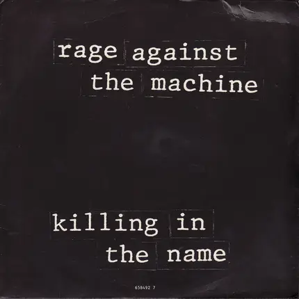 Rage Against The Machine - Killing In The Name