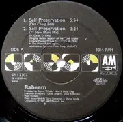 12inch Vinyl Single - Raheem - Self Preservation - Still sealed