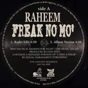 Raheem the Dream - Freak No Mo'