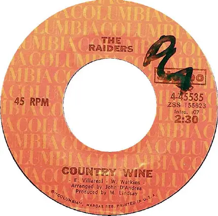 Raiders - Country Wine