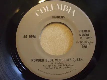 Raiders - Powder Blue Mercedes Queen
