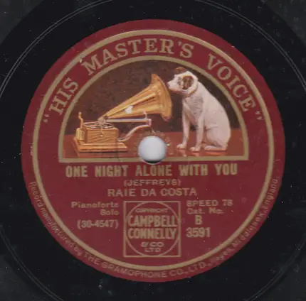 Raie Da Costa - The Big Pond / One Night Alone With You