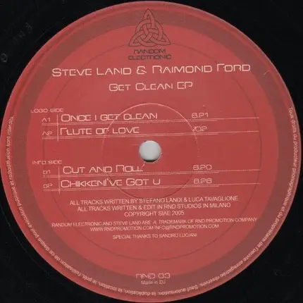 Steve Land & Raimond Ford - Get Clean EP