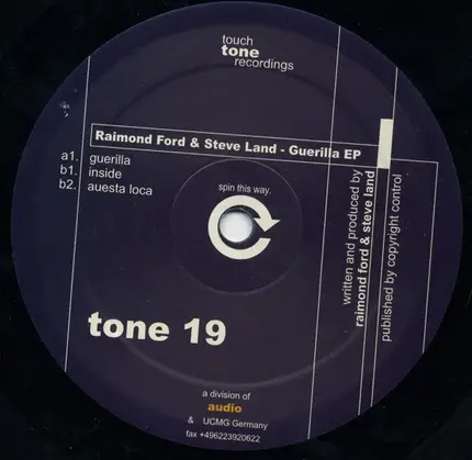 Raimond Ford & Steve Land - Guerilla EP