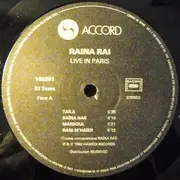 LP - Raïna Raï - Live In Paris