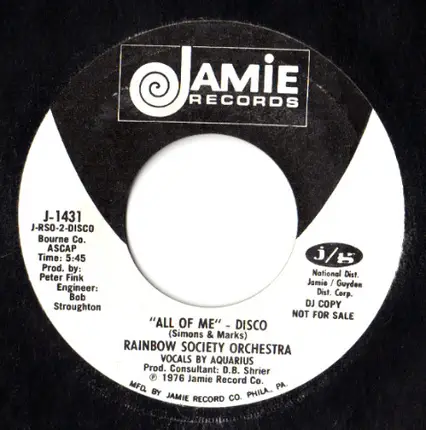 Rainbow Society Orchestra - All Of Me
