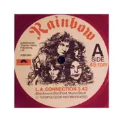 7inch Vinyl Single - Rainbow - L.A. Connection - red