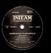LP - Rainer Bloss / Klaus Schulze - Drive Inn 2