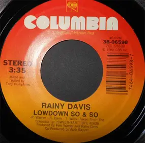 rainy davis - Lowdown So & So