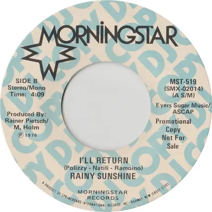 Rainy Sunshine - I'll Return